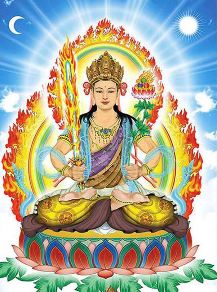 Hình tượng Hư Không Bồ Tát