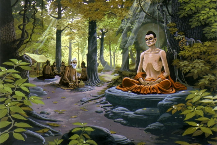 đức phật ngồi thiền