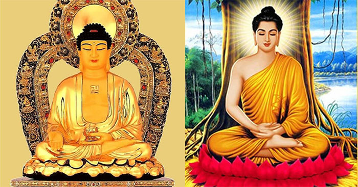 Cách phân biệt Phật  A Di Đà và Phật Thích Ca