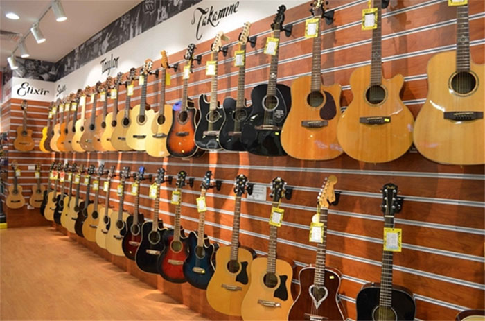 nơi bán đàn guitar giá rẻ ở TPHCM